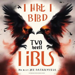 A captivating book cover titled 'Two Birds, One Hell'