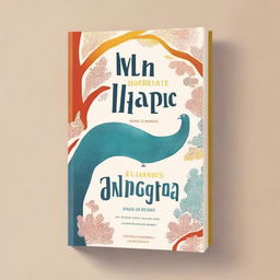 Diseña una portada de libro elegante y atractiva con un título destacado y un fondo creativo que capture la esencia de una historia intrigante