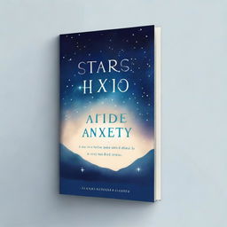 Create a book cover with the title 'Stars of Anxiety'