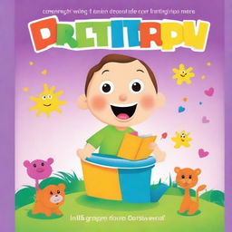 Create a charming and engaging book cover for a children's potty training book