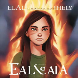 A book cover for "Ela and the Elemental Awakening" featuring a teenage girl named Ela