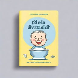 Design a book cover featuring a wry smile and a potty