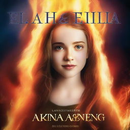 Create a realistic book cover for 'Ela and the Elamental Awakening'