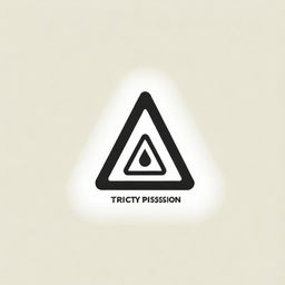 Design a logo featuring the text 'Tri-City Percussion' with a creative incorporation of a triangle element.