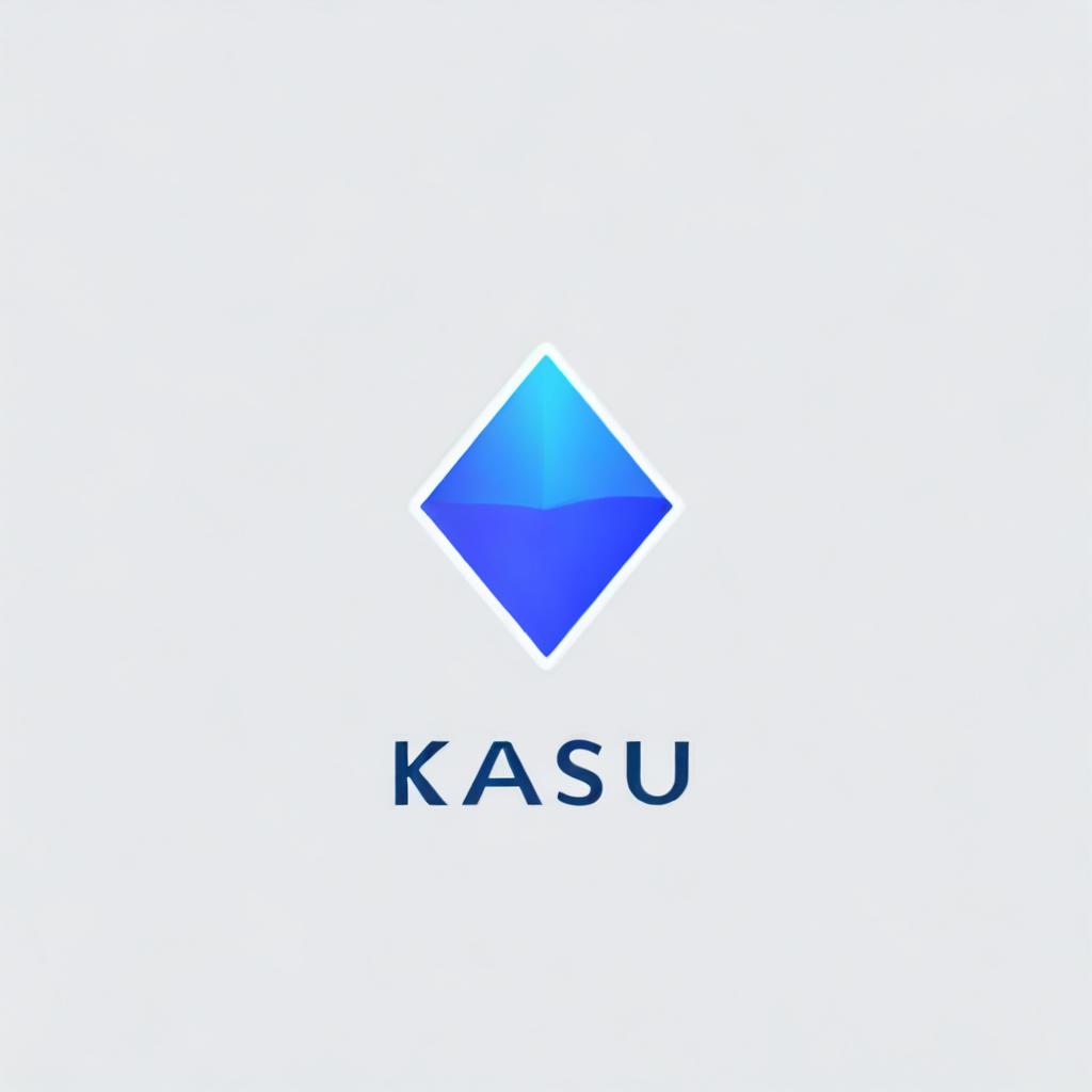 Create a digital logo for a cryptocurrency named 'kasu'