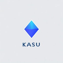 Create a digital logo for a cryptocurrency named 'kasu'