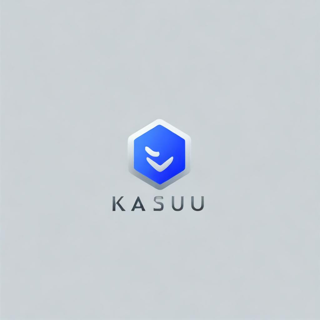 Create a digital logo for a cryptocurrency named 'kasu'