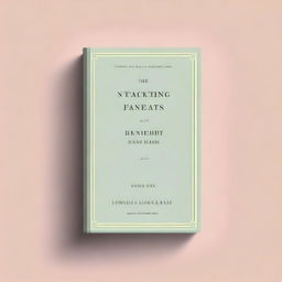 A realistic book cover for a collection of essays
