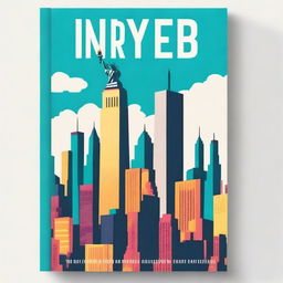 A book cover featuring New York City