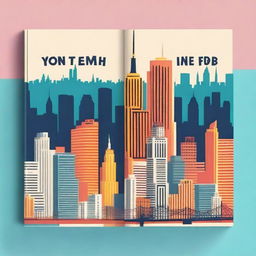 A book cover featuring New York City