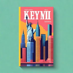 A book cover featuring New York City