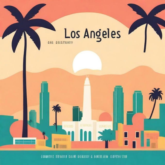 A book cover featuring Los Angeles