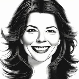 A portrait of Lauren Graham, the actress known for her roles in 'Gilmore Girls' and 'Parenthood'