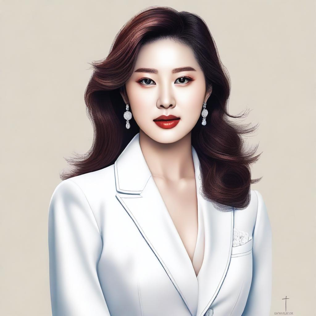 A portrait of Oh Na-ra, the South Korean actress known for her roles in 'Sky Castle' and 'Racket Boys'