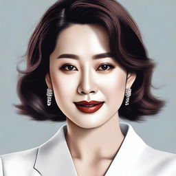 A portrait of Oh Na-ra, the South Korean actress known for her roles in 'Sky Castle' and 'Racket Boys'