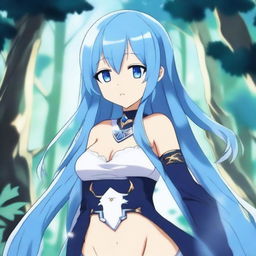 A female version of Rimuru Tempest from the anime 'That Time I Got Reincarnated as a Slime'