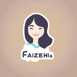 A logo featuring a smiling girl named Faizeh