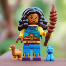 A fantasy-themed Lego figure of a girl named Fa'ezeh