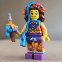 A fantasy-themed Lego figure of a girl named Fa'ezeh