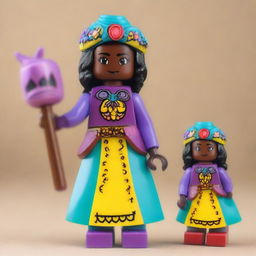 A fantasy-themed Lego figure of a girl named Fa'ezeh