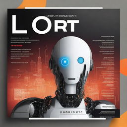 Design a professional book cover with the title 'Lort (Internet of Robotics Things)'