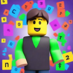 Create a thumbnail image for a YouTube video titled 'El mejor servidor de Discord para comprar Robux sin tarjeta'