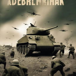 A dramatic book cover depicting a World War II scene