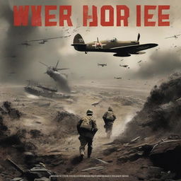 A dramatic book cover depicting a World War II scene