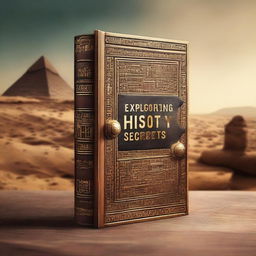 A captivating book cover for 'Exploring History's Secrets'