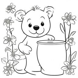 Coloring Page, black and white, line art, white background, simplicity, ample white space