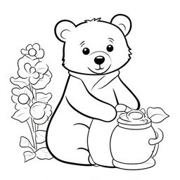 Coloring Page, black and white, line art, white background, simplicity, ample white space