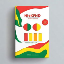 Create a book cover featuring the colors red, yellow, and green