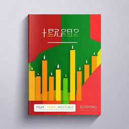 Create a book cover featuring the colors red, yellow, and green