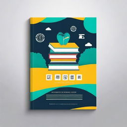 Create a book cover for a book titled 'EVALUASI PEMBELAJARAN'