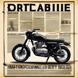 Create a movie poster for a film titled 'Dirt-Bike Apostles'