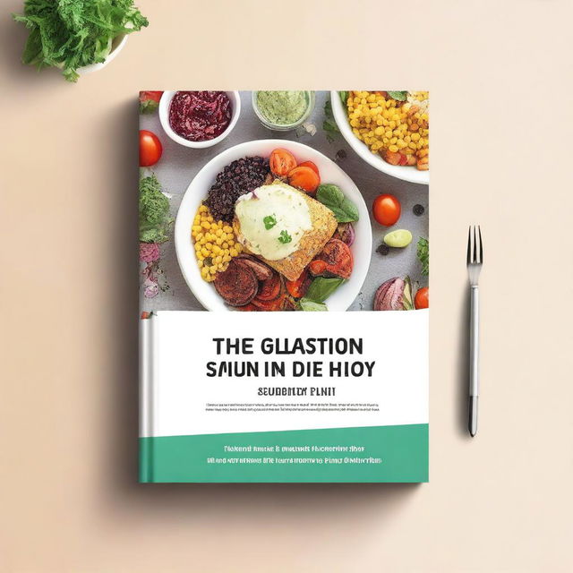 Create a book cover titled 'The Galveston Diet Beginner’s Guide'