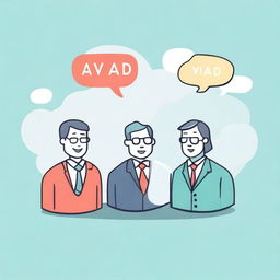 Create a cover image for a debate group named 'Vad-Vivad'