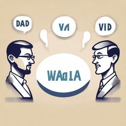 Create a cover image for a debate group named 'Vad-Vivad'