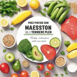 Create a book cover titled 'The Galveston Diet Beginner’s Guide'