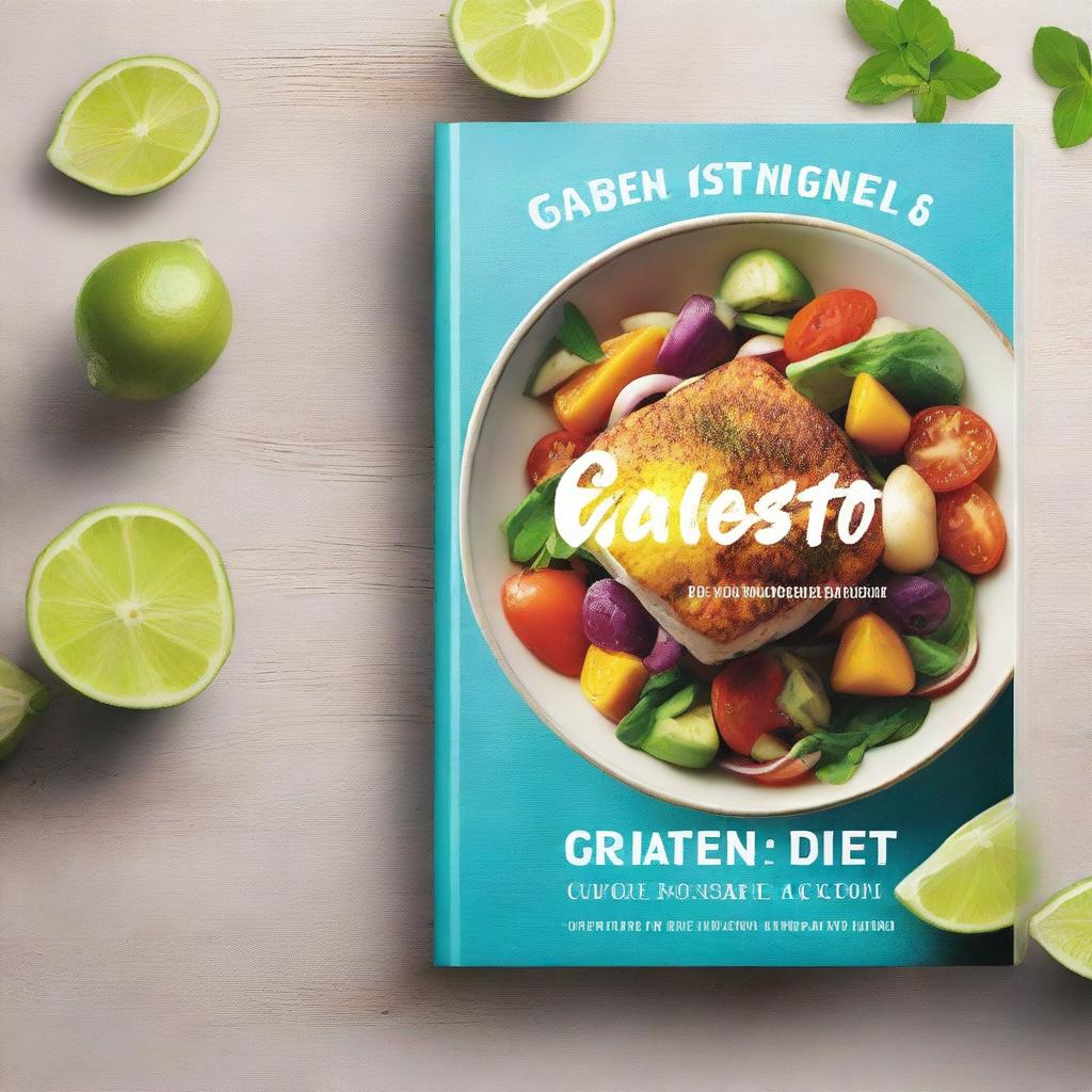 Create a book cover for a cookbook titled 'Galveston Diet Cookbook'