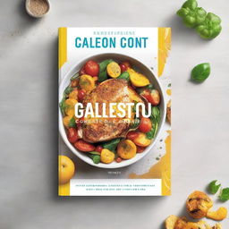 Create a book cover for a cookbook titled 'Galveston Diet Cookbook'