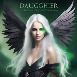 Create a dark fantasy book cover with the title 'Daughter of Chaos'