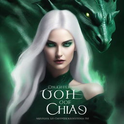 Create a dark fantasy book cover with the title 'Daughter of Chaos'