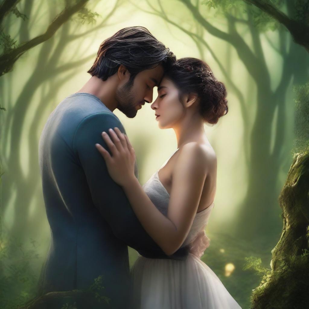 A book cover for a romance novel titled 'Woven by Fate'