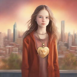 Create a cover for 'A Sheltered Heart' featuring Freya, a 12-year-old girl navigating foster care