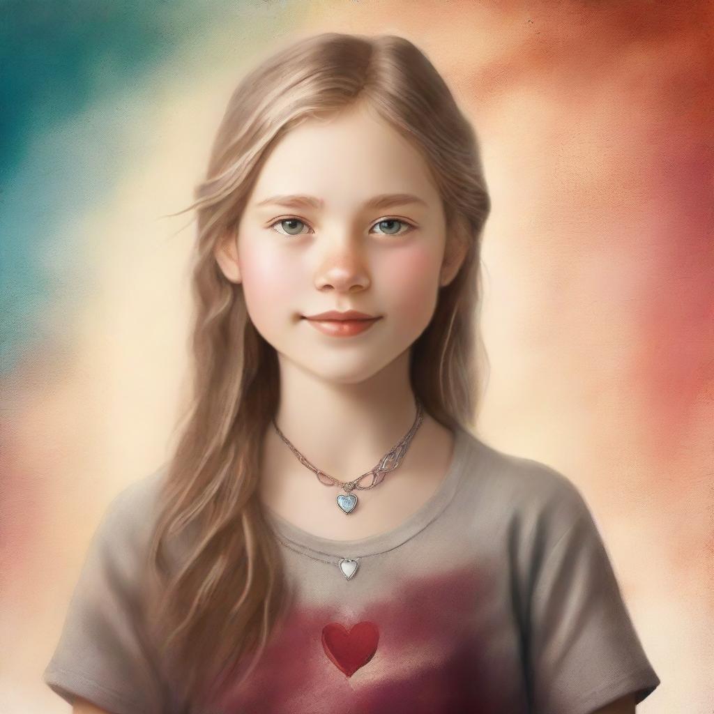 Create a book cover for a book about Freya, a 12-year-old girl navigating foster care