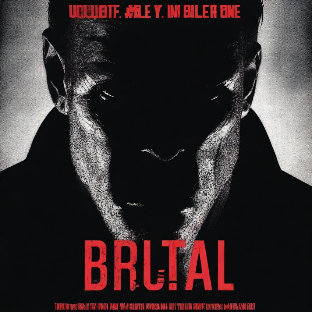 A movie poster for a violent psychological thriller titled 'BRUTAL'