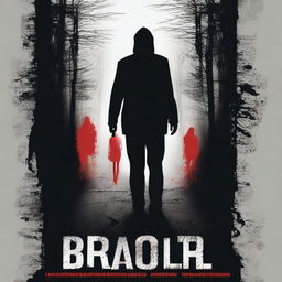 Create a movie poster for a psychological thriller named 'Brutal'