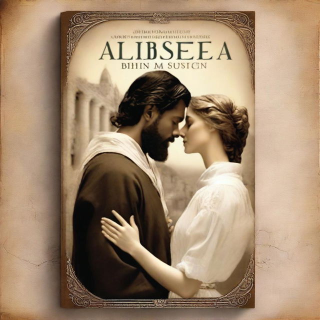 An evocative book cover depicting the forbidden love between a prophet and an unfaithful woman, inspired by the biblical story of Hosea