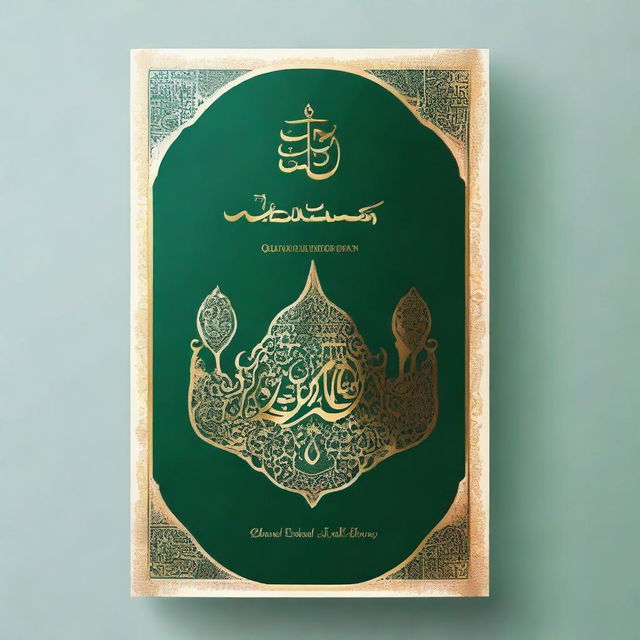 Create a cover for a proposal of a Qur'anic therapy event